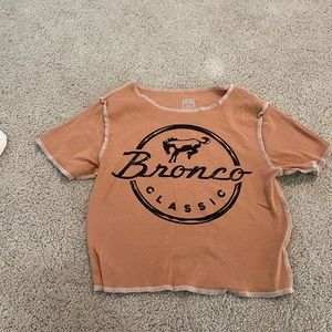 Bronco crop top, worn once.